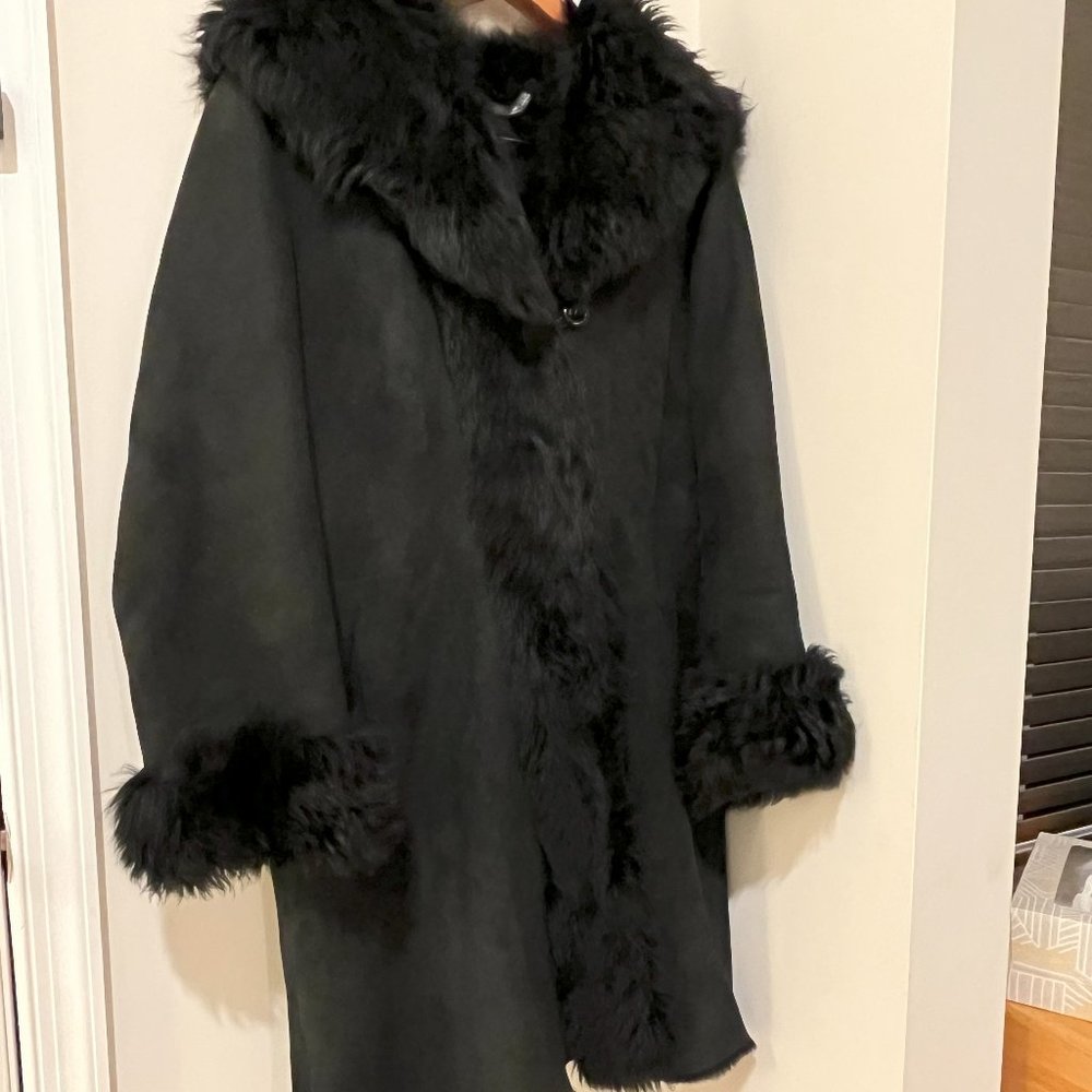 Women's Natural Lambskin Winter Coat